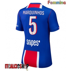 Paris Saint-Germain Marquinhos #5 Prima Maglia Femmina 2026-27 Manica Corta